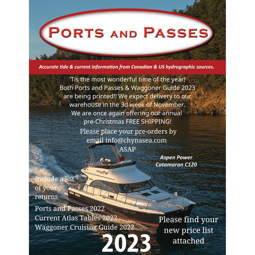 Ports and Passes 2023 Tides and Currents For Washington To Southeast