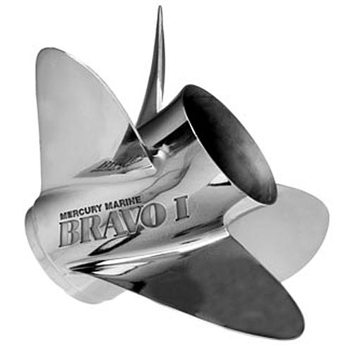 Mercury Marine Bravo 1 Four Blade Stainless Propellers | Poco Marine ...