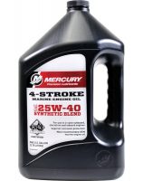 Mercury 25W-40 Synthetic Blend 4 Stroke Marine Engine Oil 3.78L | Poco ...