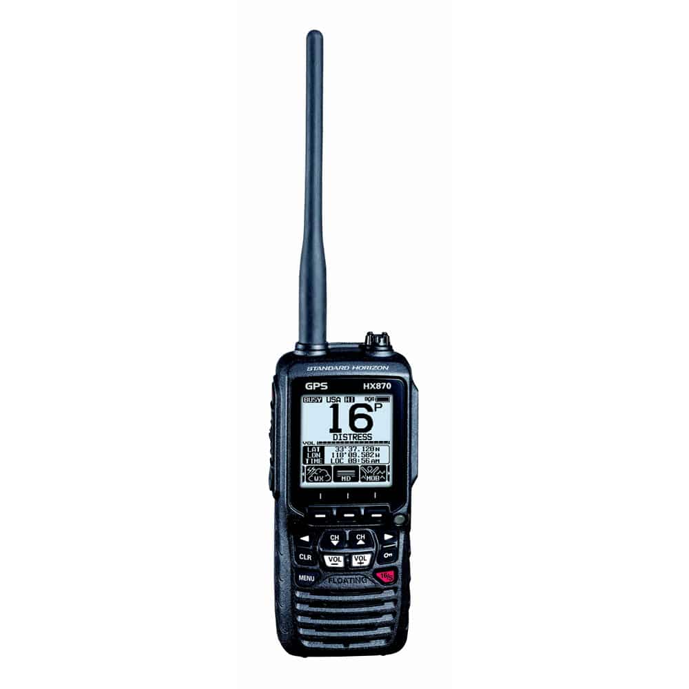 Standard Horizon HX870 Floating Watt Handheld VHF with internal GPS  receiver Poco Marine Vancouver