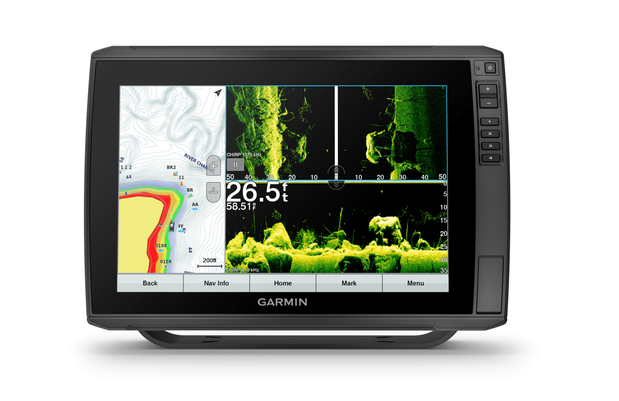 Echomap Ultra 126sv with GT56UHDTM Transducer Poco Marine