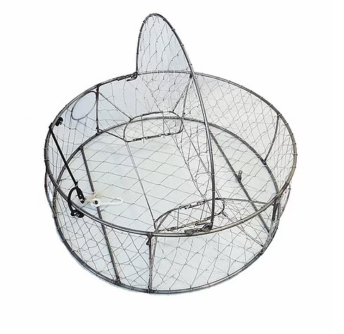Kufa Commercial Style Crab Trap Bait Bag with Rubber Lock & Stainless Steel  Hook